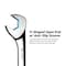 Capri Tools 1316 Angle Open End Wrench, 30Deg and 60Deg Angles, SAE CP11942 - alternate 3
